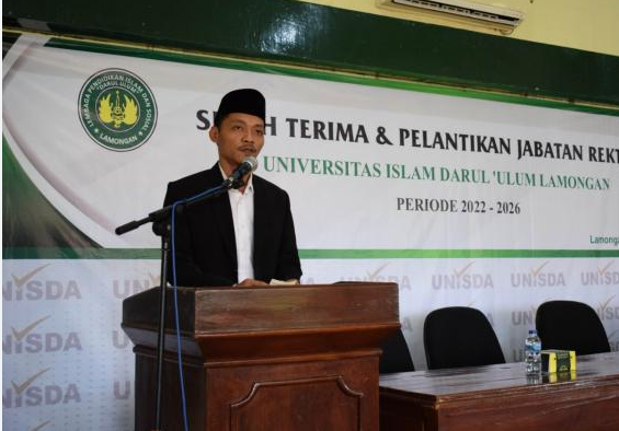 M Hafidh Nashrullah rektor UNISDA Lamongan