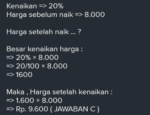 Harga suatu barang