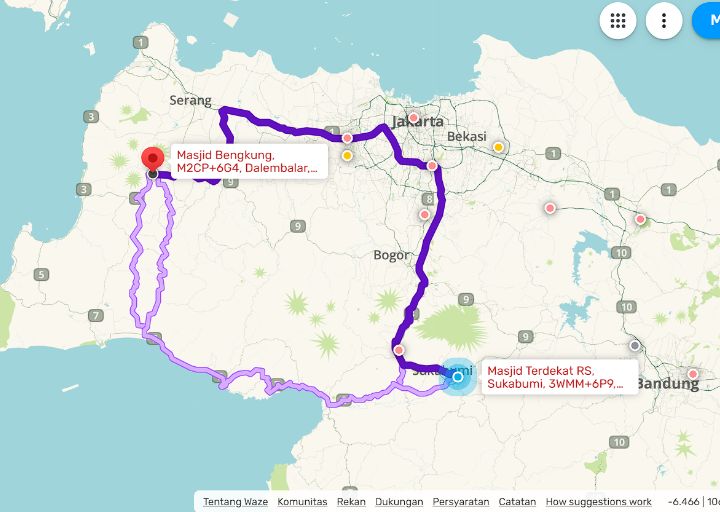 cara menggunakan aplikasi waze menemukan masjid