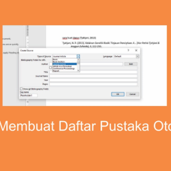 Membuat Daftar Pustaka Otomatis