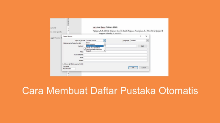 Membuat Daftar Pustaka Otomatis