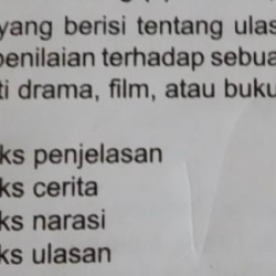 Teks yang Berisi Penilaian terhadap Sebuah Hasil Karya adalah