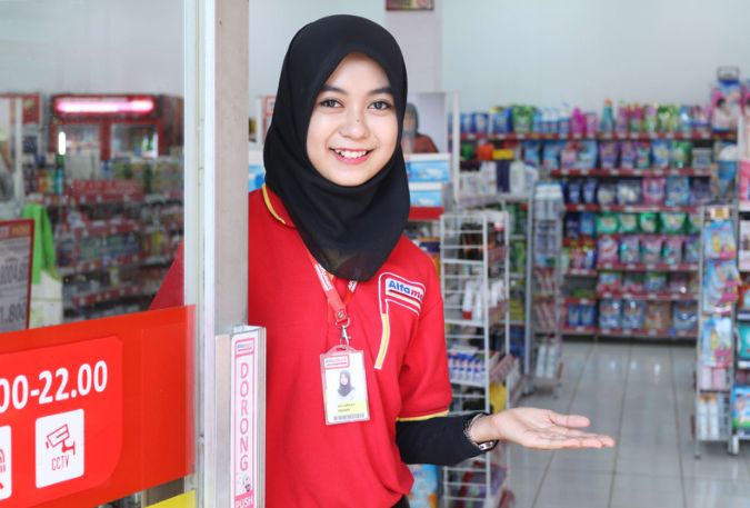 cara mencari alfamart terdekat lewat hp