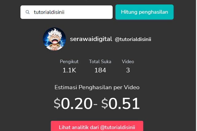 Cara Menggunakan Kalkulator Tiktok Money