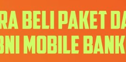 Beli Paket Internet Murah dan Voucher Games di BNI Mobile Banking
