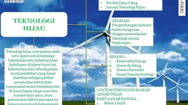 Manfaat Teknologi Hijau untuk Lingkungan