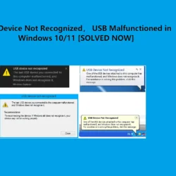 Penyebab Umum USB Not Recognized