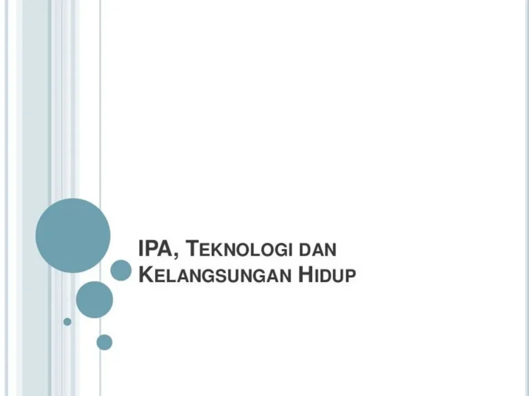 Revolusi IPA dan Dampaknya pada Pemahaman Manusia
