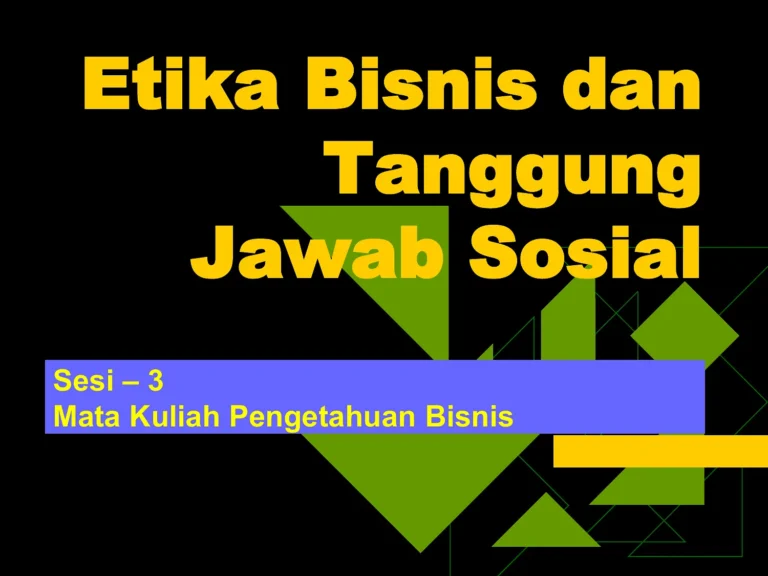Sains, Teknologi, dan Tanggung Jawab Sosial