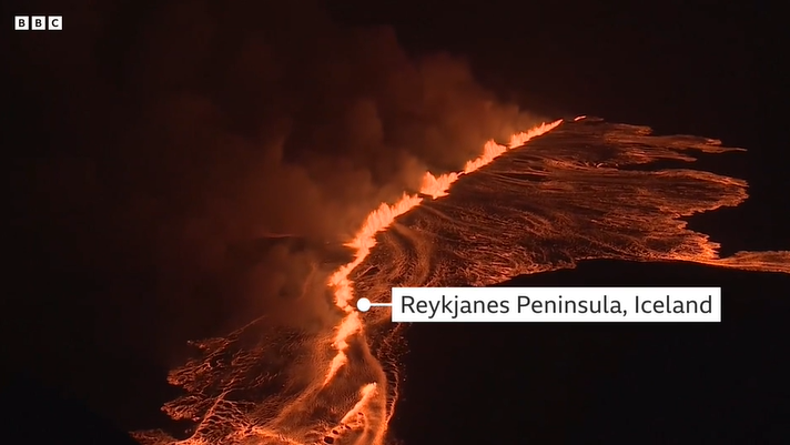 Ledakan gunung berapi di Islandia memicu keadaan darurat